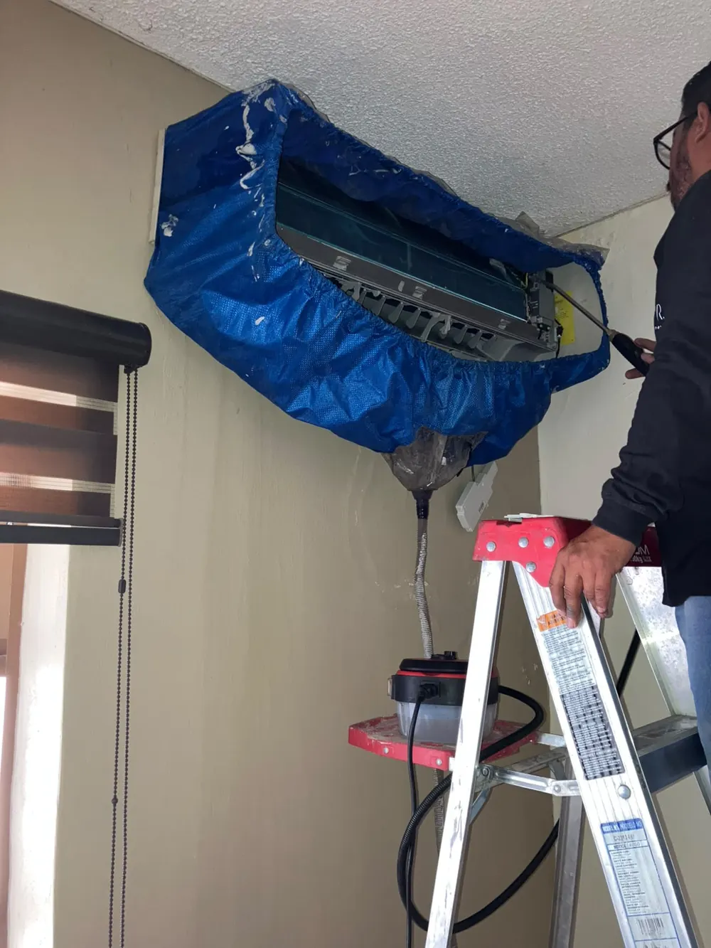 Bolsa de protección para limpieza de evaporadora, servicio de EVR Air Conditioner